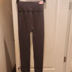 Anemone Charcoal High-Waisted Leggings